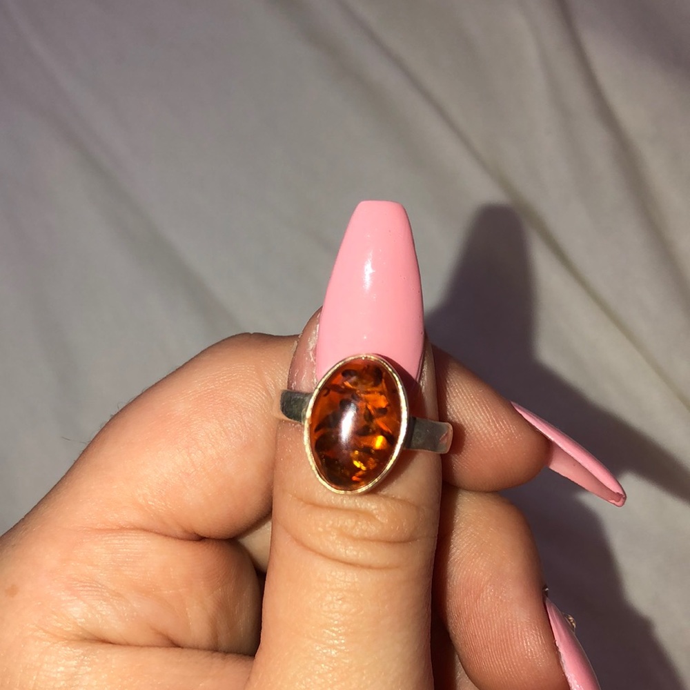 Amber ring